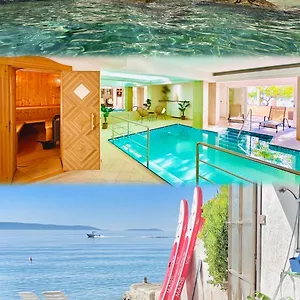  Villa Luxury Seaside With A Classic Mediterranean Olive Garden, A Fully Equipped Professional Kitchen, Pool, Sauna, Padle Boards And Canoe - Miolin House Croatia